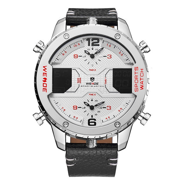 Men's Analog Quartz Sports Watch - Digital Calendar