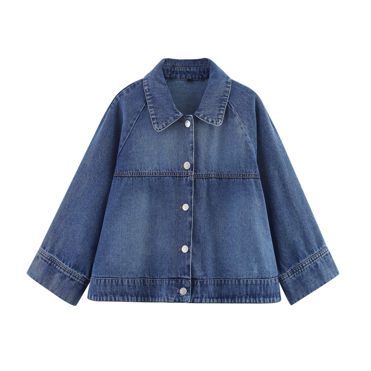 Women's Cape-style Denim Jacket