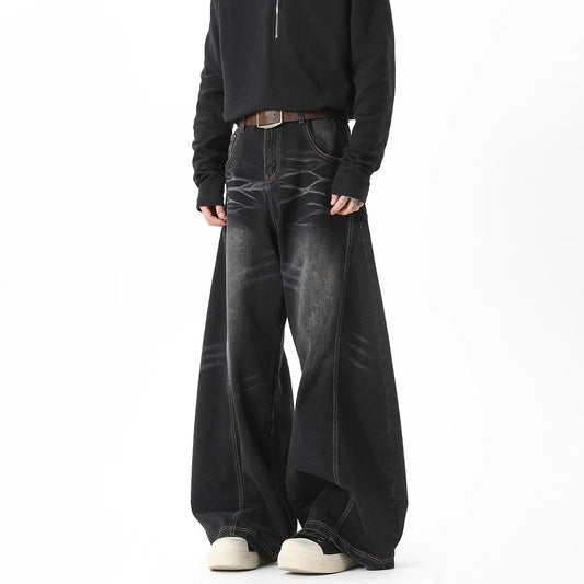 Loose Slimming Straight Leg Wide Leg Pants