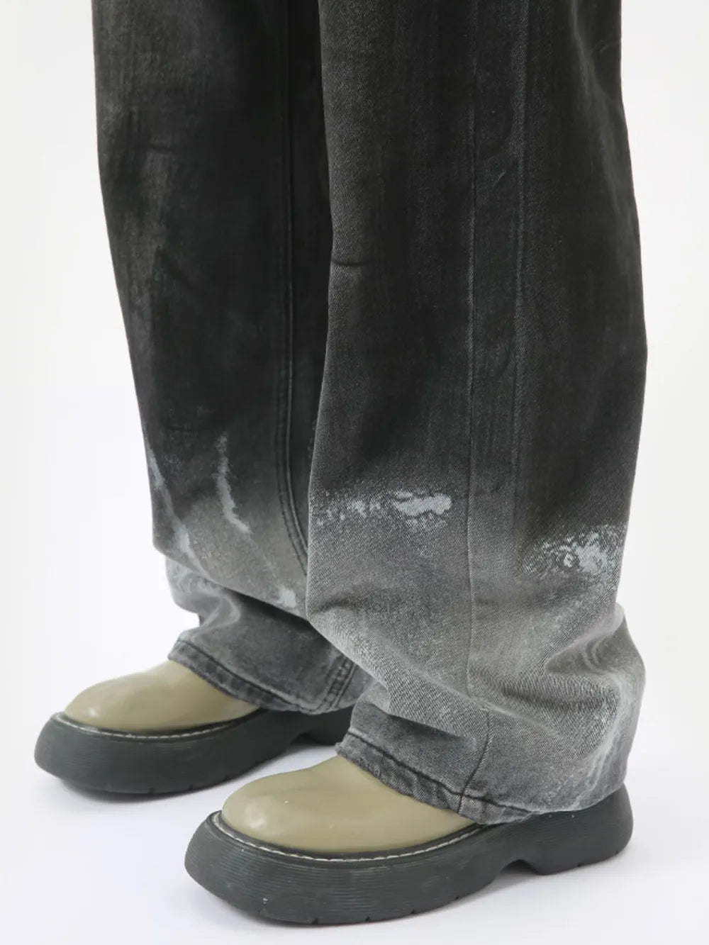 Premium Wide Leg Jeans with Pockets - Japanese Denim