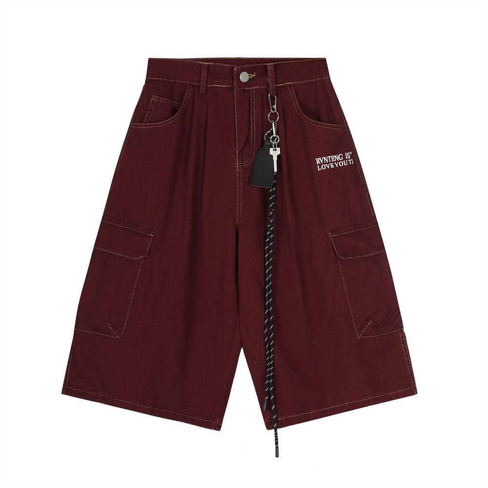 High Street American Style Workwear Cargo Shorts for Men