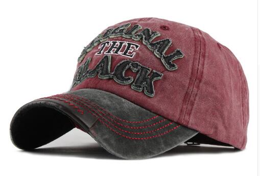 Retro Washed Baseball Cap Fitted Snapback