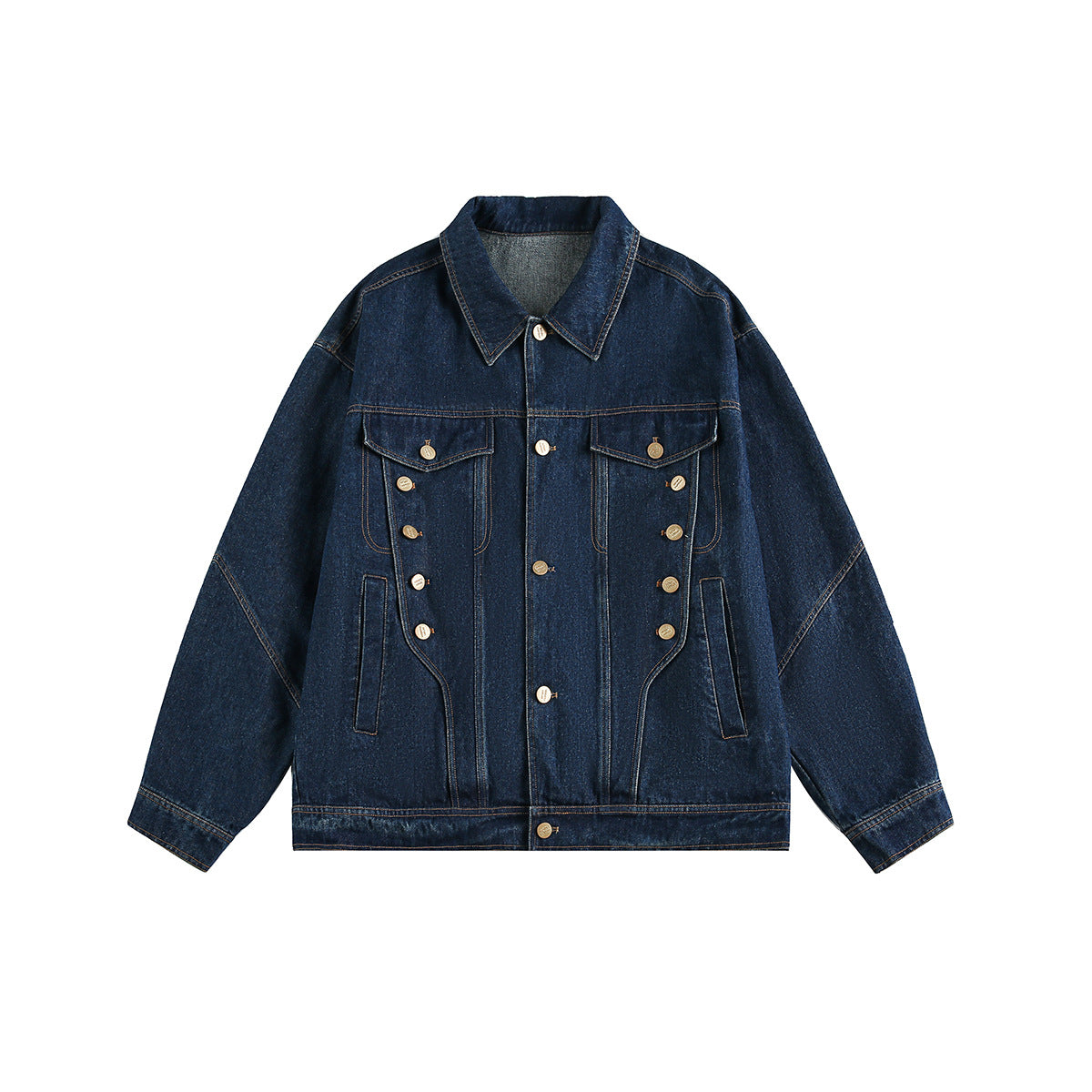 Washed Denim Workwear Jacket