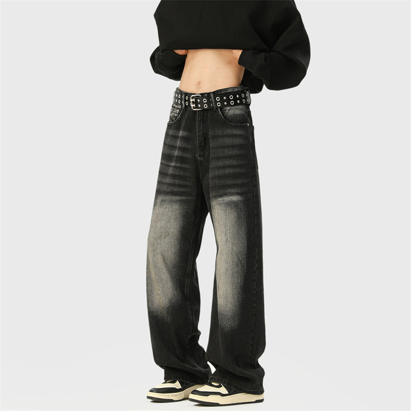 Premium Japanese Denim Straight Leg Wide Leg Pants