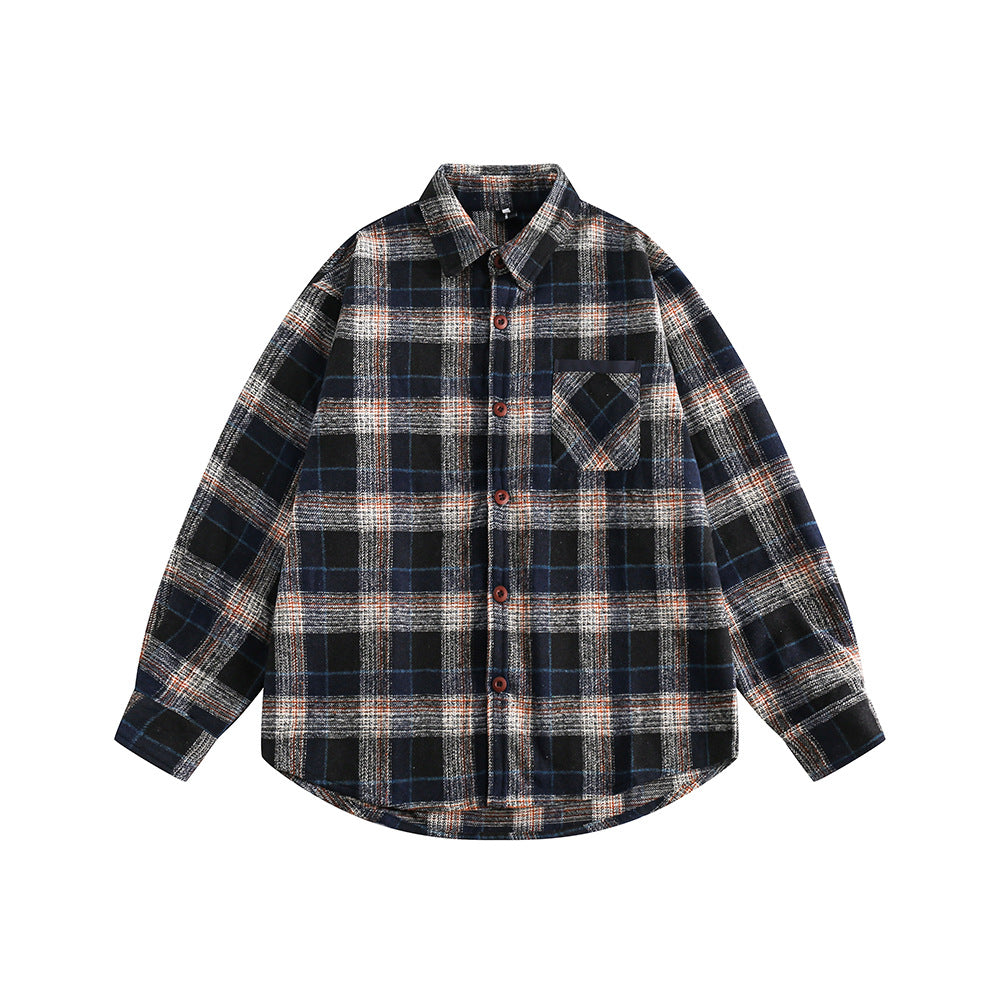 Long Sleeved Checkered Shirt for Casual Wear