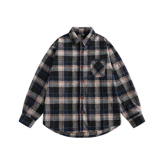 Long Sleeved Checkered Shirt for Casual Wear