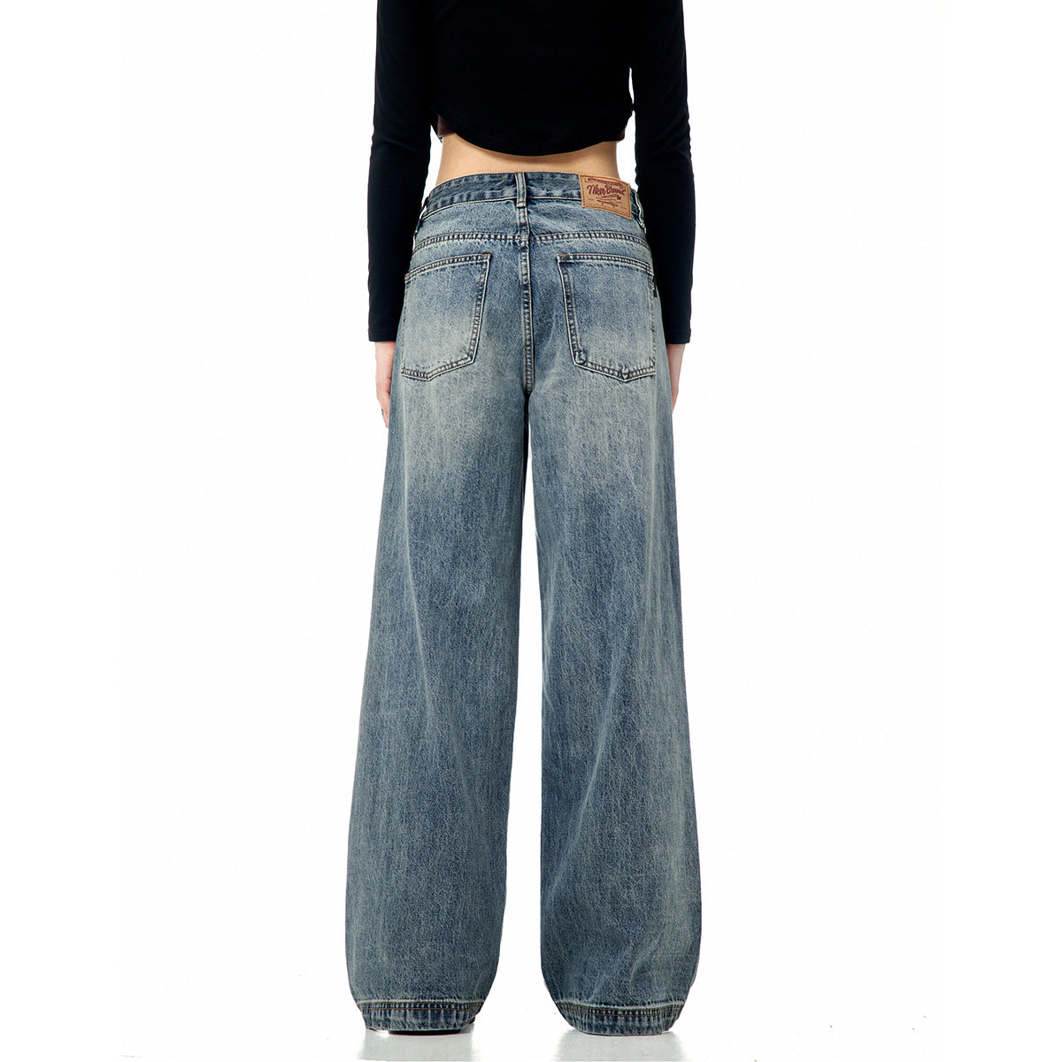 Loose Fit Versatile Wide Leg Jeans for Men and Women -  Casual Pants