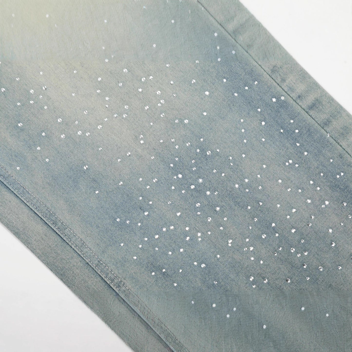 High-Street Unique Design Denim Long Pants