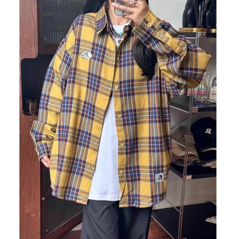 Long Sleeved Checkered Shirt