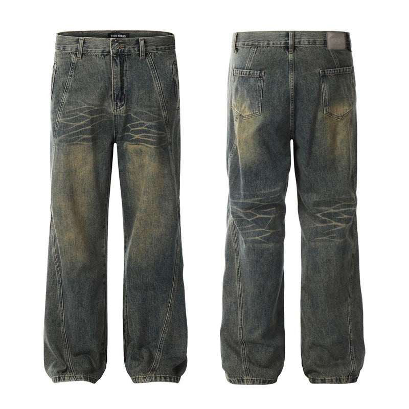 Premium Old Jeans for Men and Women - Vintage Denim Style
