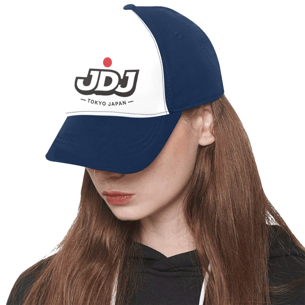 JDJ Logo Peach Suede Unisex Snapback Hat