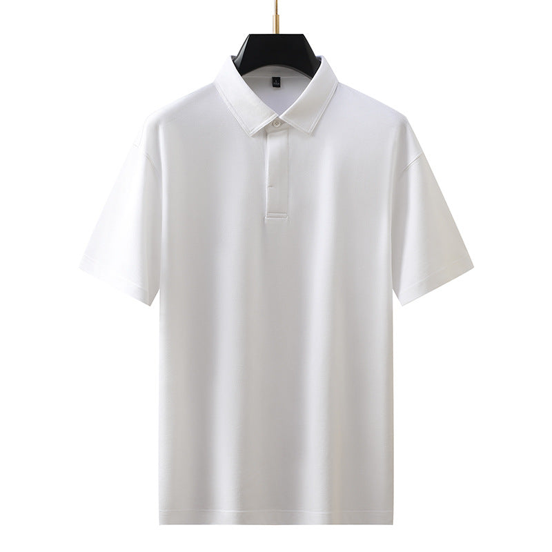 Short Sleeve Polo Shirt for Men High-Grade Flip Collar T-Shirt