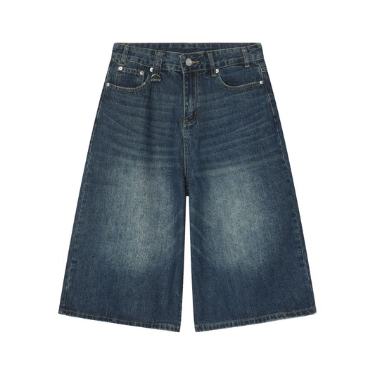 American Retro Distressed Denim Shorts