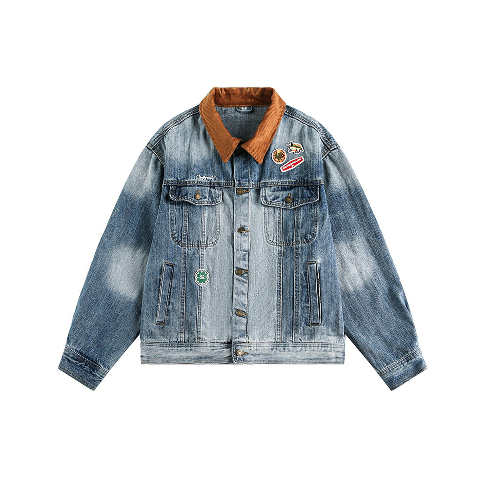 High-Street Loose Fit Denim Jacket