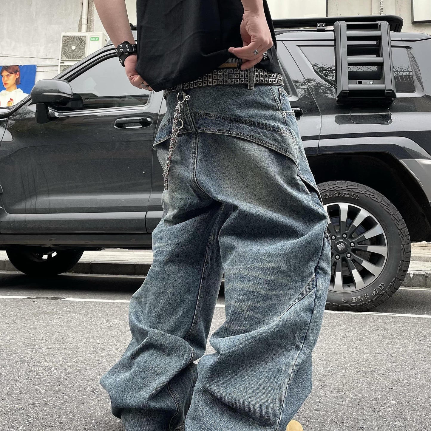 Transform Your Style with Loose Straight Leg Wide Leg Curved Knife Pants