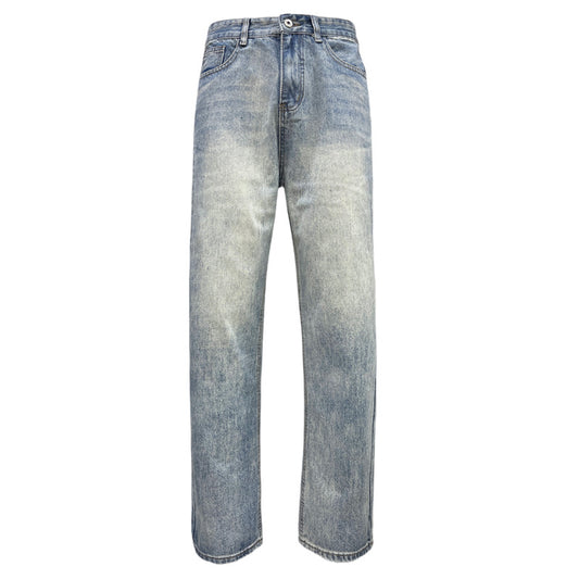Casual Loose Straight Jeans for Men - Premium Japanese Denim
