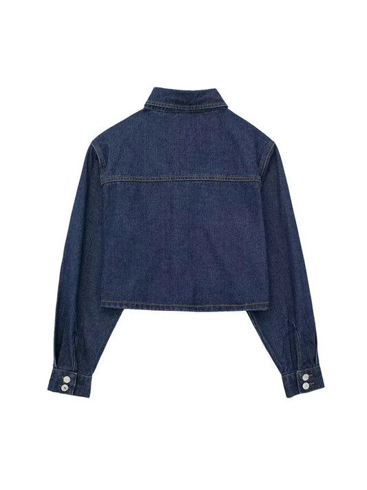 Women's Denim Jacket 2 Piece Set