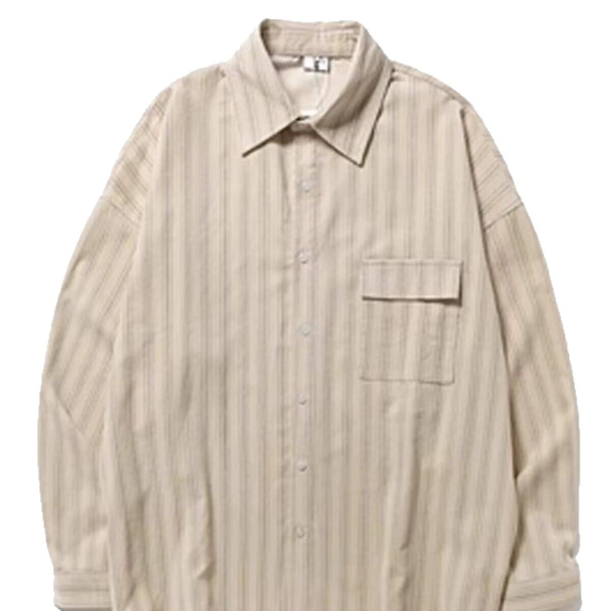 Retro Versatile Long Sleeved Shirt for Men and Women