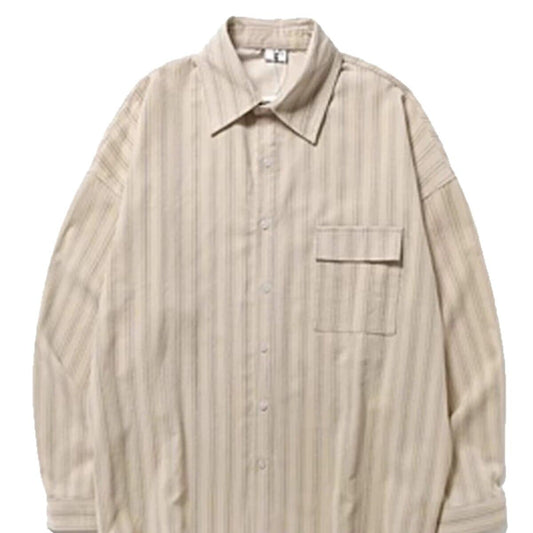 Retro Versatile Long Sleeved Shirt for Men and Women