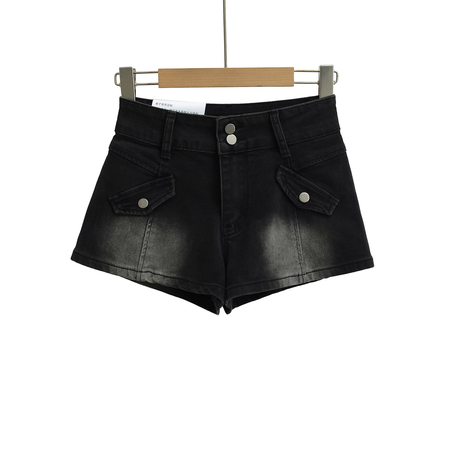 Stylish High-Waisted Denim Shorts