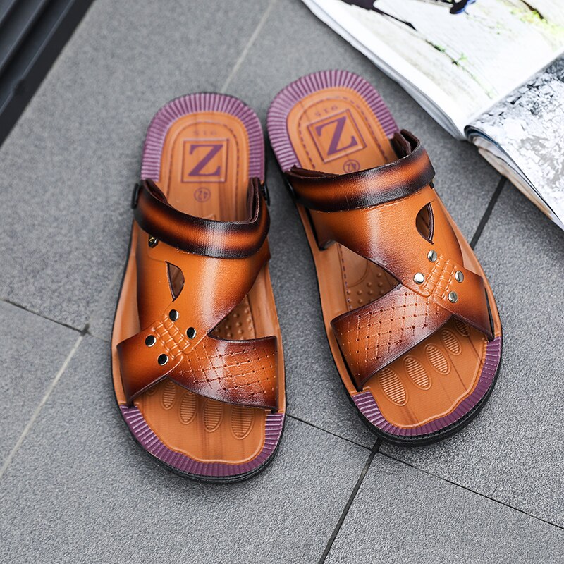 Men's High-Quality Beach Sandals - Flip Flops, Anti-slip Casual Shoes