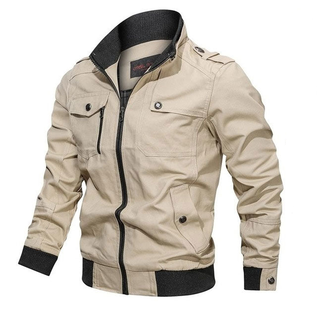Military Jacket Men Cotton Windbreaker Pilot Coat Army Men