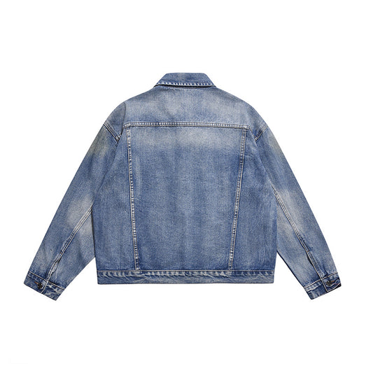 Japanese Denim Jacket - American Retro Style