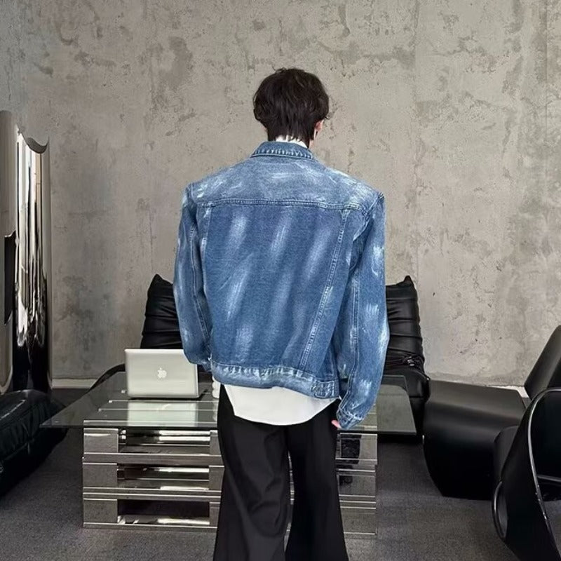 Men's Washed Denim Jacket