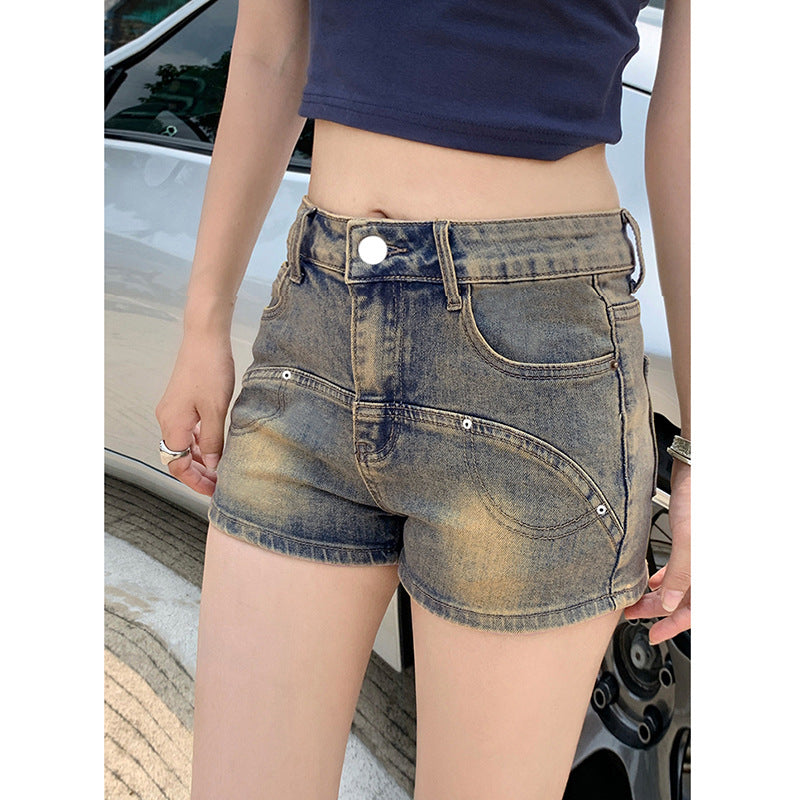 Style Ins Bodycon Denim Shorts for Women