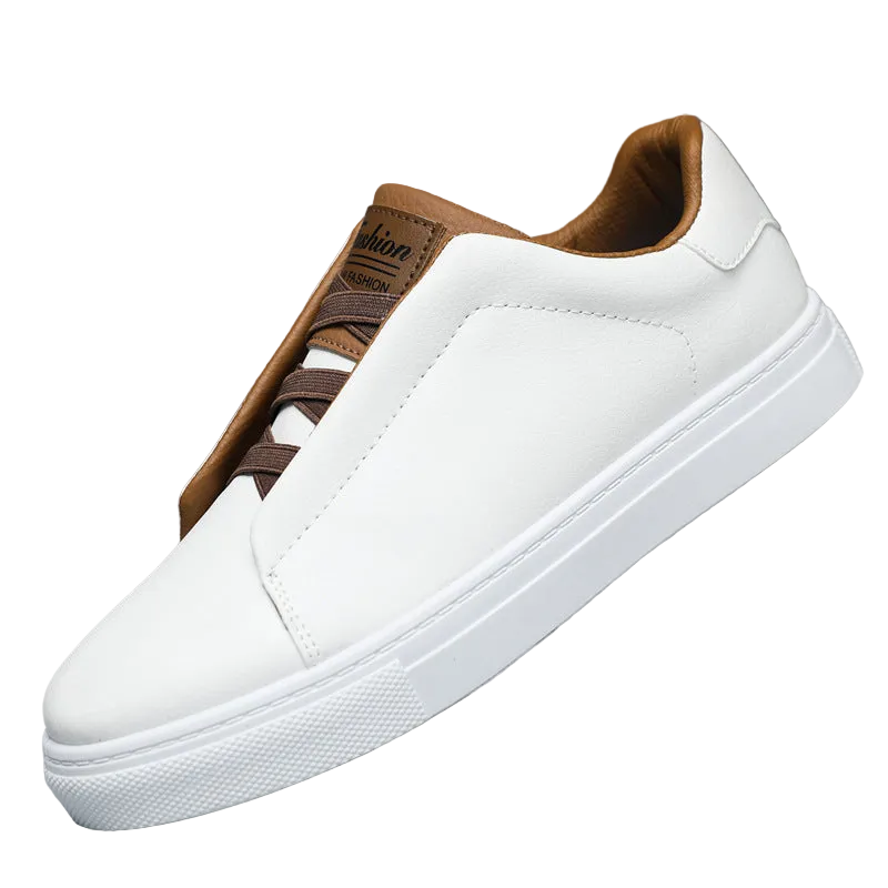 Men's Solid Color Lace Up Sneakers