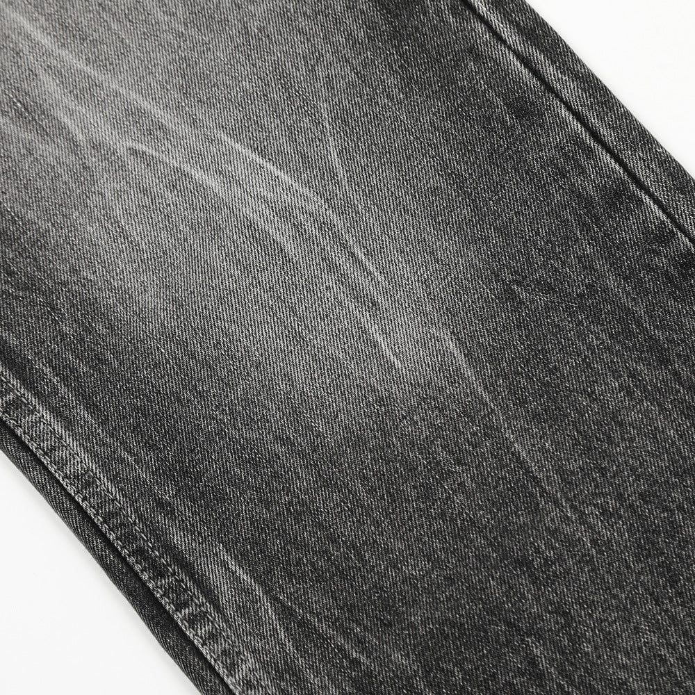 Men's Vintage Heavy-Washed Straight Leg Denim Pants