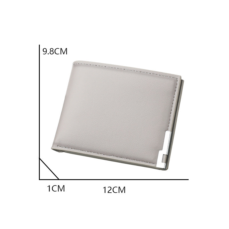 Men's Simple Wallet Ultra Thin - Gray