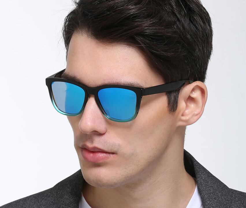 Polarized Sunglasses With Gradient Colors And Mirror Coating