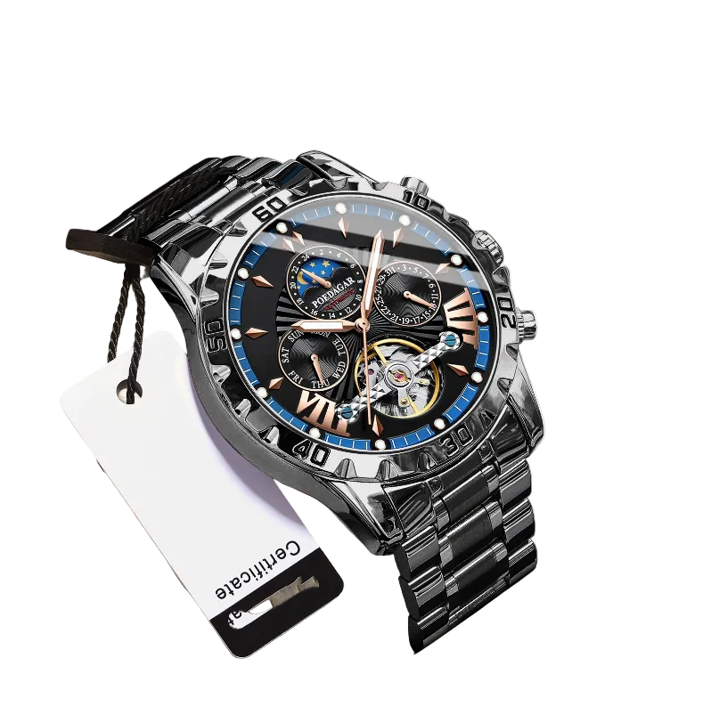 Swiss Waterproof Automatic Mechanical Watch for Men