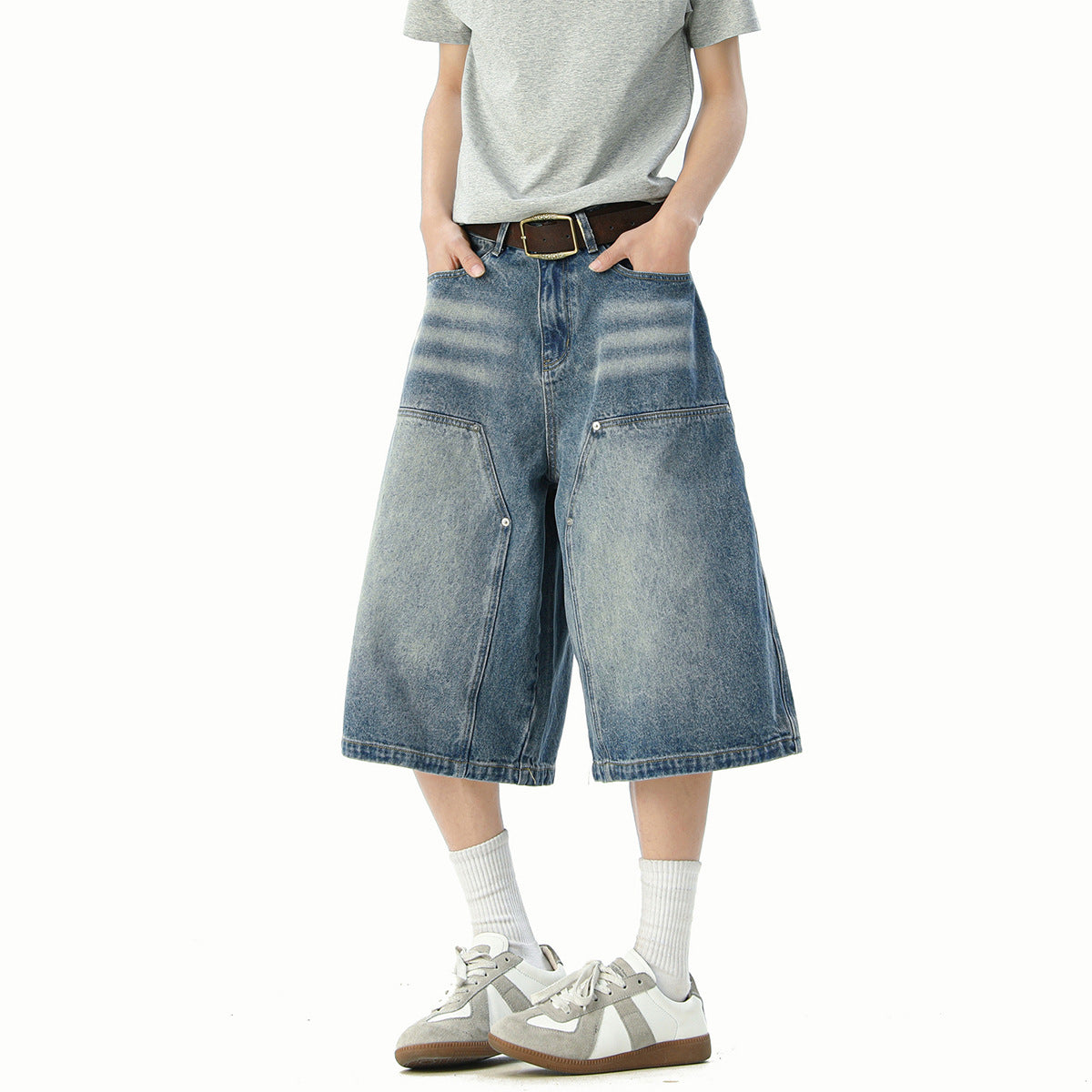 Premium Large Denim Shorts