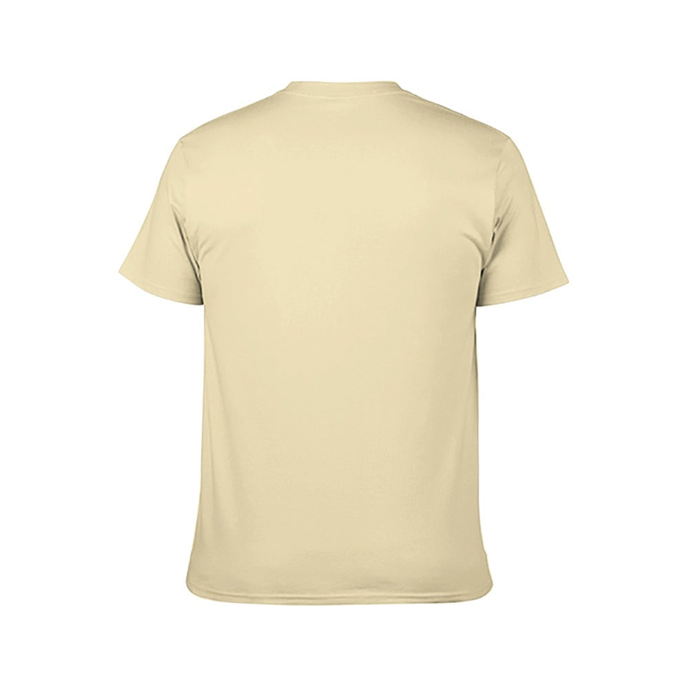 Japanese Denim Jeans Co. Men's Short Sleeve 100% Cotton T-shirt - Cream