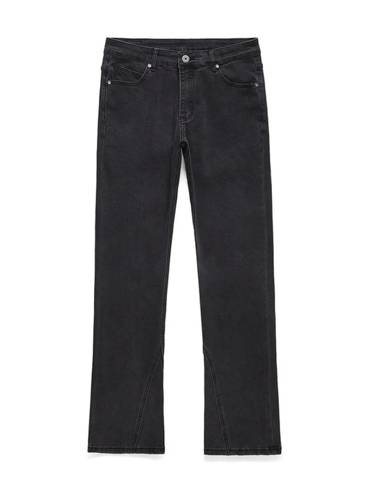 Men's Premium Bootcut Jeans in Washed Japanese Denim