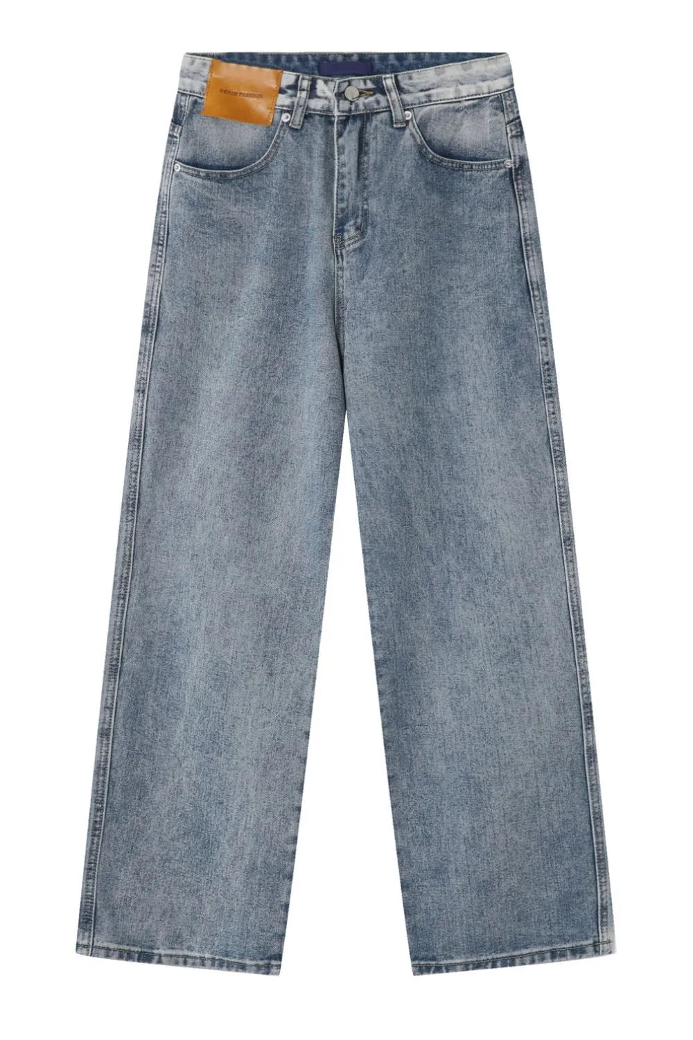 Premium Wide Leg Jeans with Pockets - Japanese Denim
