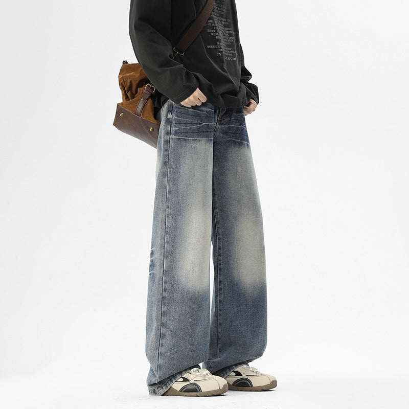 Men's Gradient Wash Denim Trousers