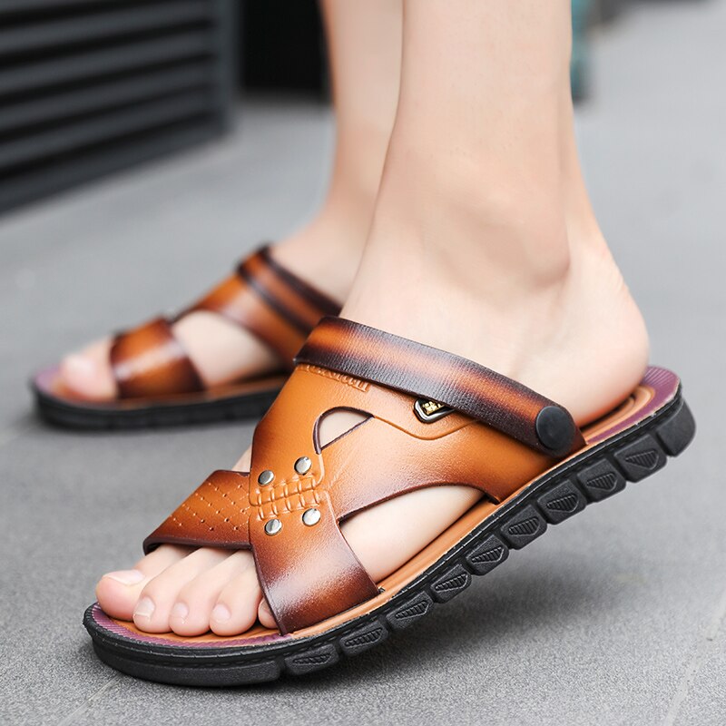 Men's Leather Beach Sandals