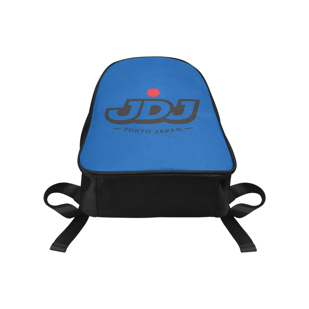 JDJ Logo Canvas Backpack Durable Cotton With Laptop Compartment