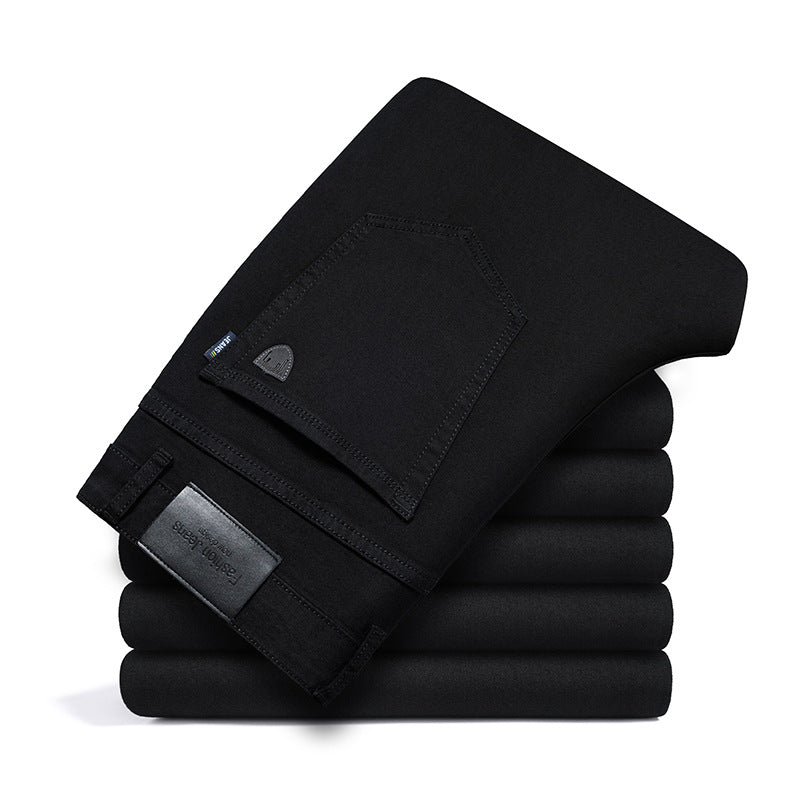 Men's Thick and Fluffy Straight Leg Jeans