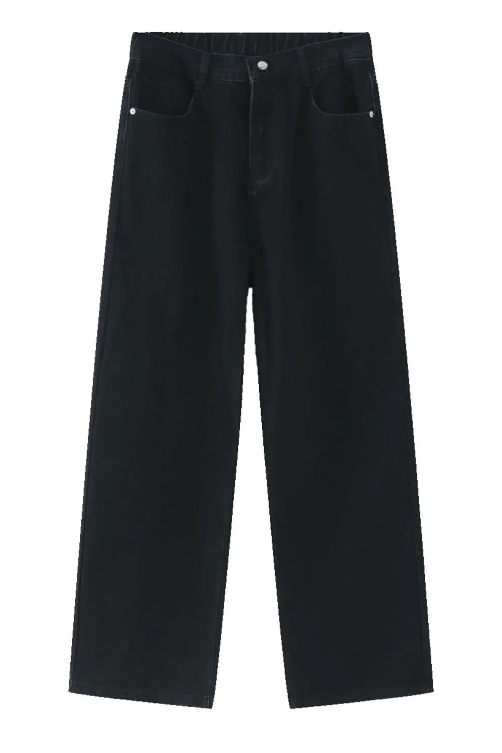 Wide Leg Jeans with Pockets - Premium Japanese Denim