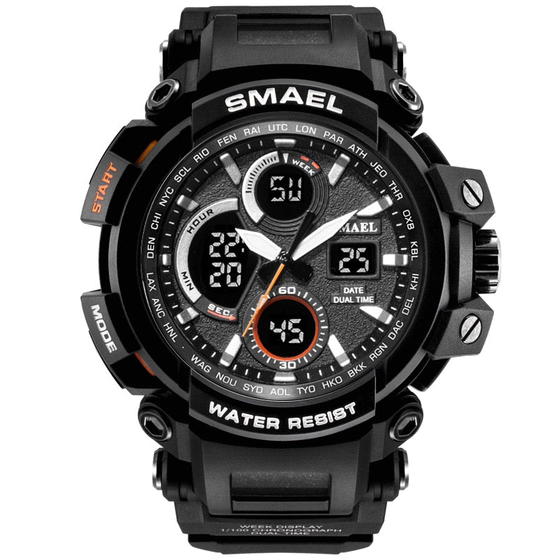 Men's LED Digital Military Sports Watches - Waterproof - Camo