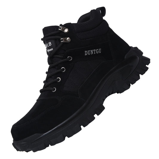 Men's Velvet/Suede Safety Boots - Steel Toed