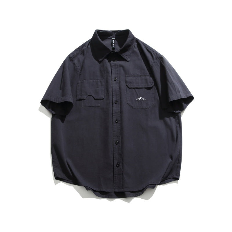 Short Sleeved Loose Workwear for Men and Women