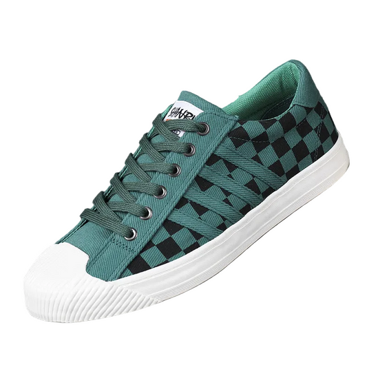 Canvas Casual Shoes - Breathable Low Top Lace-Up Sneakers