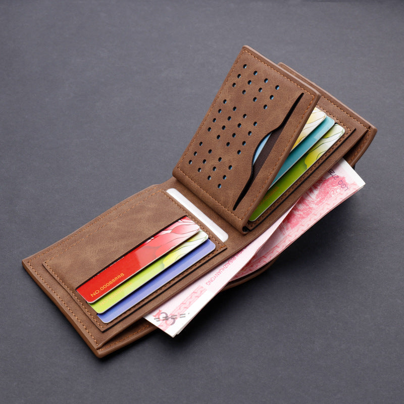 Men's Wallet - Leather with Multiple Card Slots