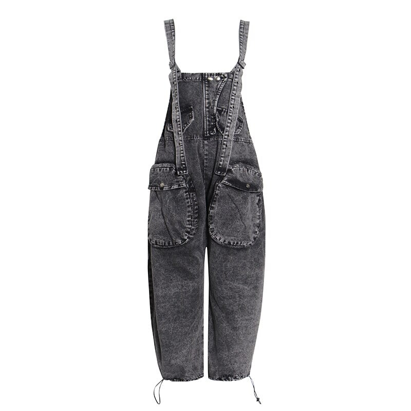One-Piece Jeans - Loose Version with Large Pockets