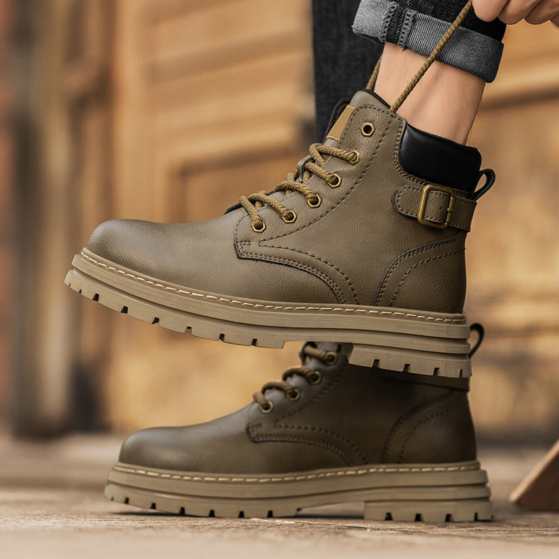 Men's Retro High Top Work Boots